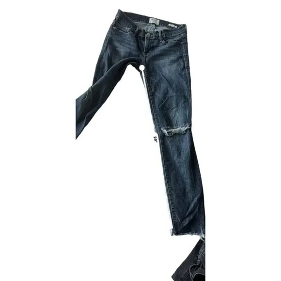 Frame Denim Le Skinny De Jeanne Distressed Medium Wash‎ Jeans Size 27 - Picture 2 of 5